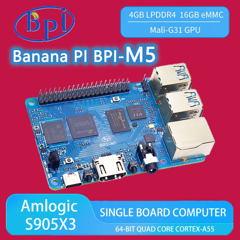 Banana PI BPI-M5 Amlogic S905X - Banana Pi Bpi-M5 incelemesi ve fiyatı