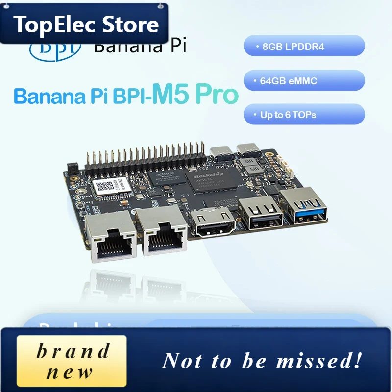 TopElec Banana Pi BPI-M5 Pro R - Banana Pi Bpi-M5 incelemesi ve fiyatı